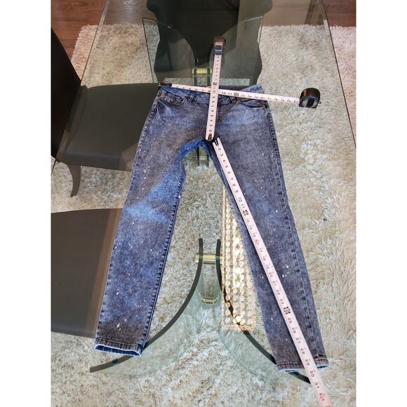 Cabi Jeans Style #920 Blue Distressed Skinny Stretch Denim Pants Size 10 - Picture 8 of 11